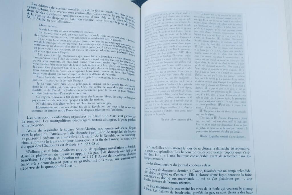 Geschichte von Condé-sur-Noireau: Enthüllte Gärten