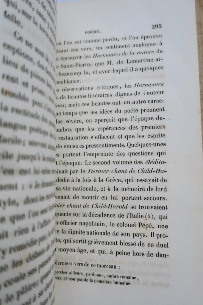 Geschichte der französischen Literatur zur Restauration