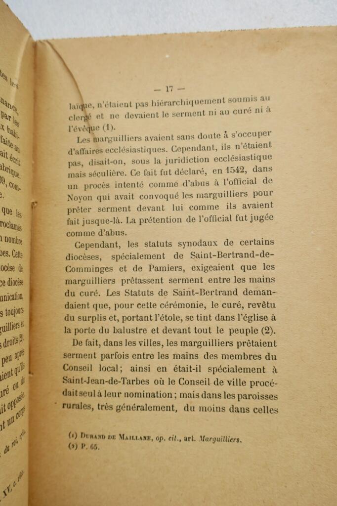 Geschichte der Kirchenfabriken in Frankreich