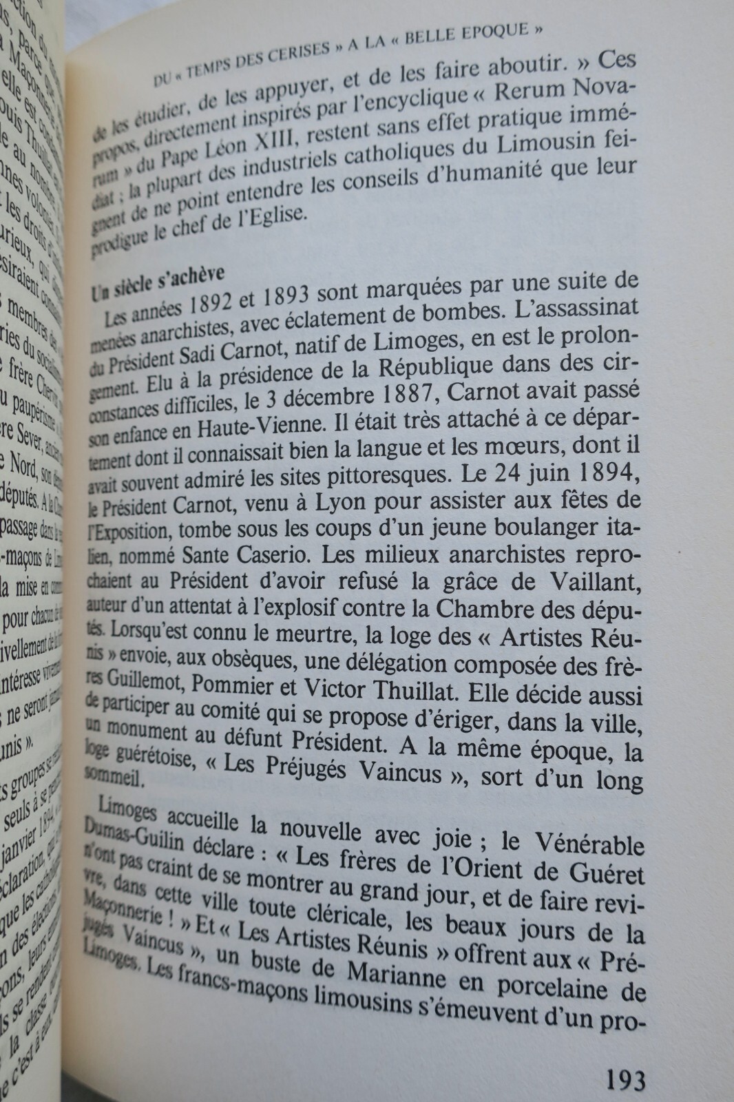 Histoire des Francs-Maçons à Limoges - La Librairie Antique