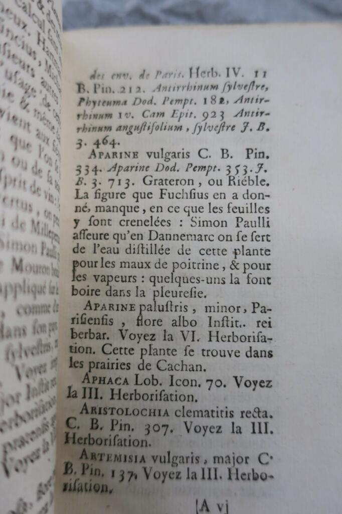 Flora of Paris and its medicinal use
