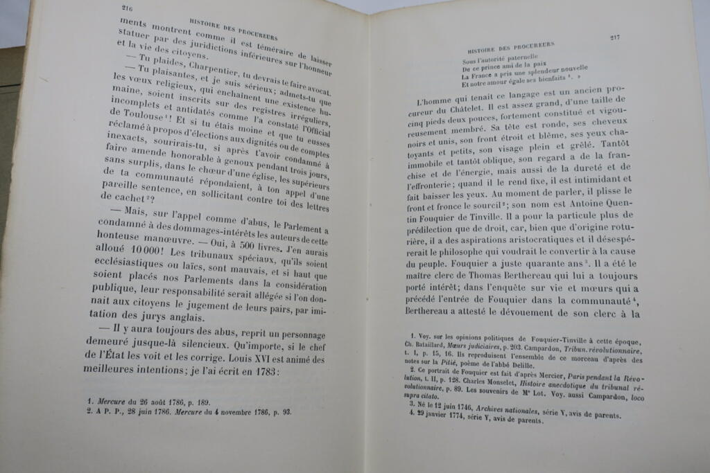 Histoire des Procureurs et des Avoués 1483-1816