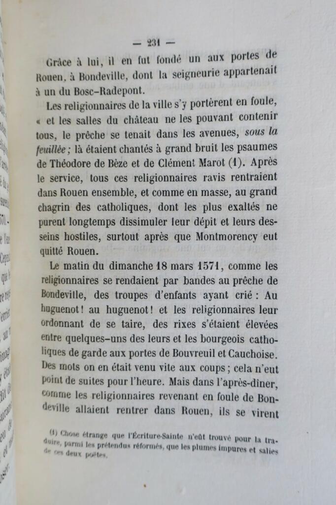 Histoire du protestantisme en Normandie depuis son origine..1869