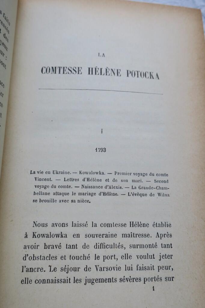 Biografie der Gräfin Hélène Potocka