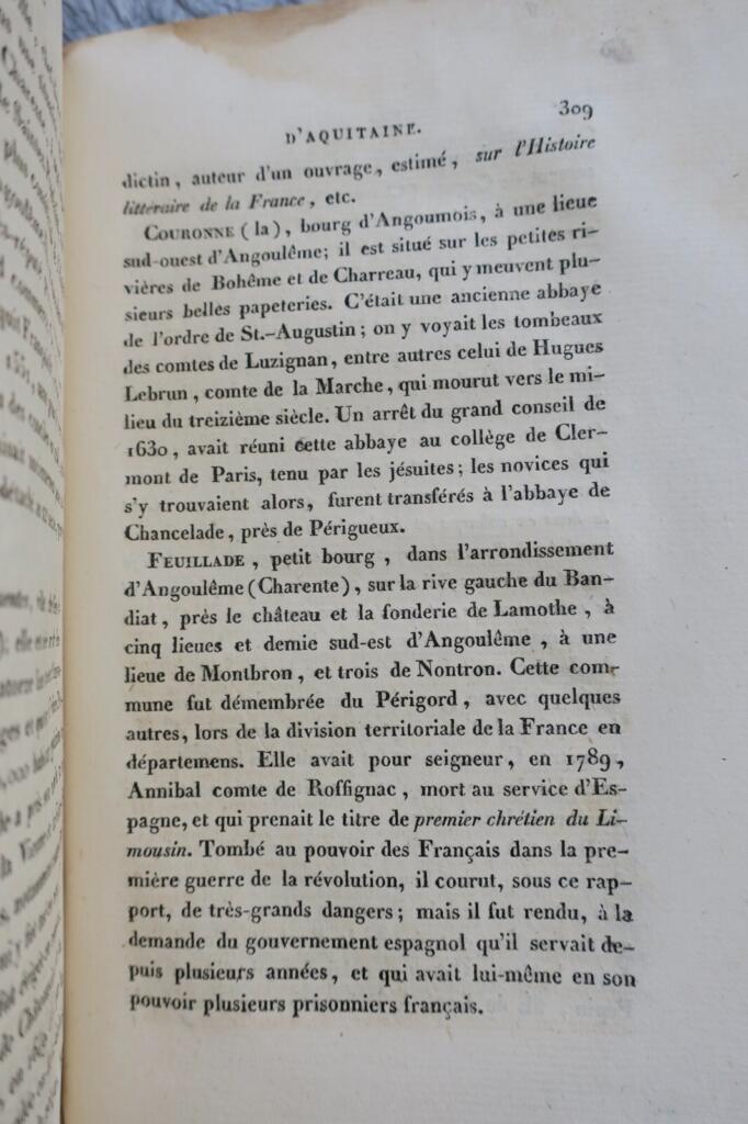 Political and Statistical History of Aquitaine