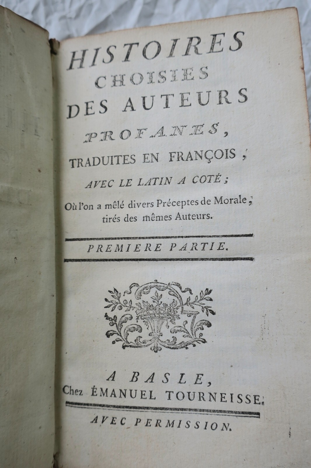 精选世俗作家的故事<span class="lla-card-orig-wrap"><span class="lla-card-orig">❦ Histoires choisies des auteurs profanes traduites en français avec le latin</span></span> - La Librairie Antique