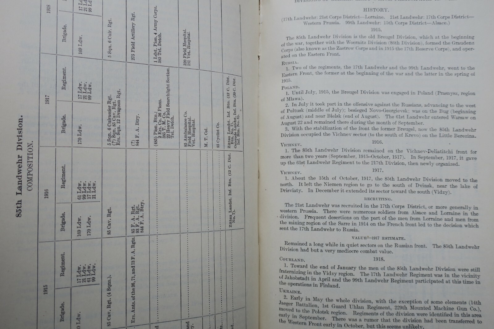Histories of Two Hundred and Fifty-One Divisions of the German Army 1914-1918 – Image 3