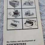 History and Development of Typewriters 1964 - La Librairie Antique