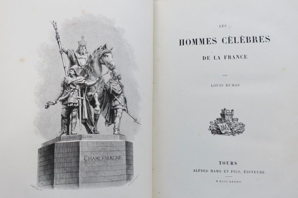 HOMMES CÉLÈBRES DE LA FRANCE 1882