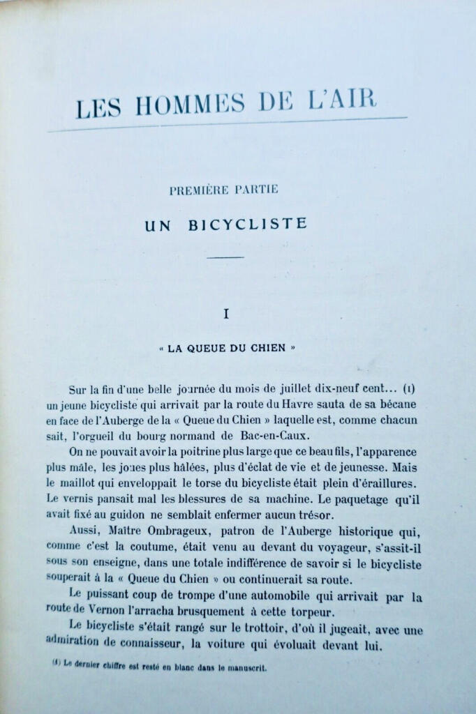 HOMMES DE L’AIR – ROMAN DE SPORT ET D’AVENTURES