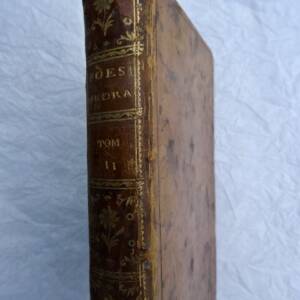 HORACE LES POESIES D'HORACE, TRADUITES EN FRANCOIS 1768