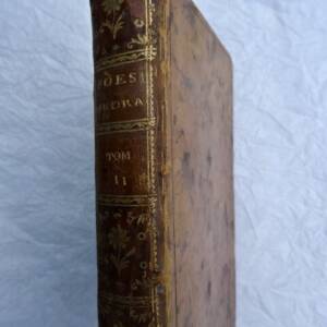 HORACE LES POESIES D'HORACE, TRADUITES EN FRANCOIS 1768