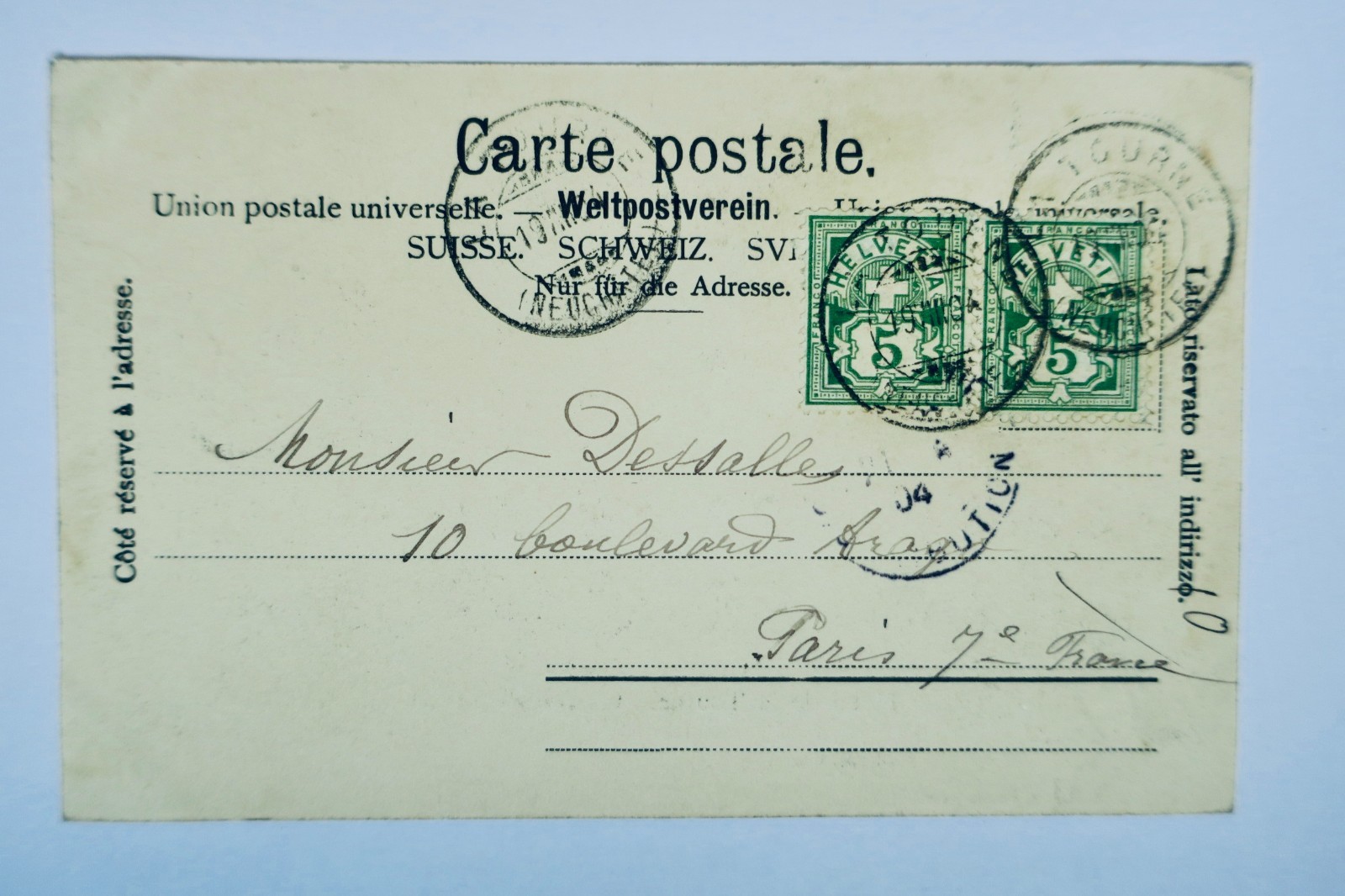 Hotel at 1270 meters in Switzerland<span class="lla-card-orig-wrap"><span class="lla-card-orig">❦ Hôtel de la Tourne 1270 mètres 1904 SUISSE attelage</span></span> - La Librairie Antique