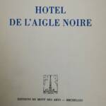 Hôtel de l’Aigle Noire 1954 - La Librairie Antique