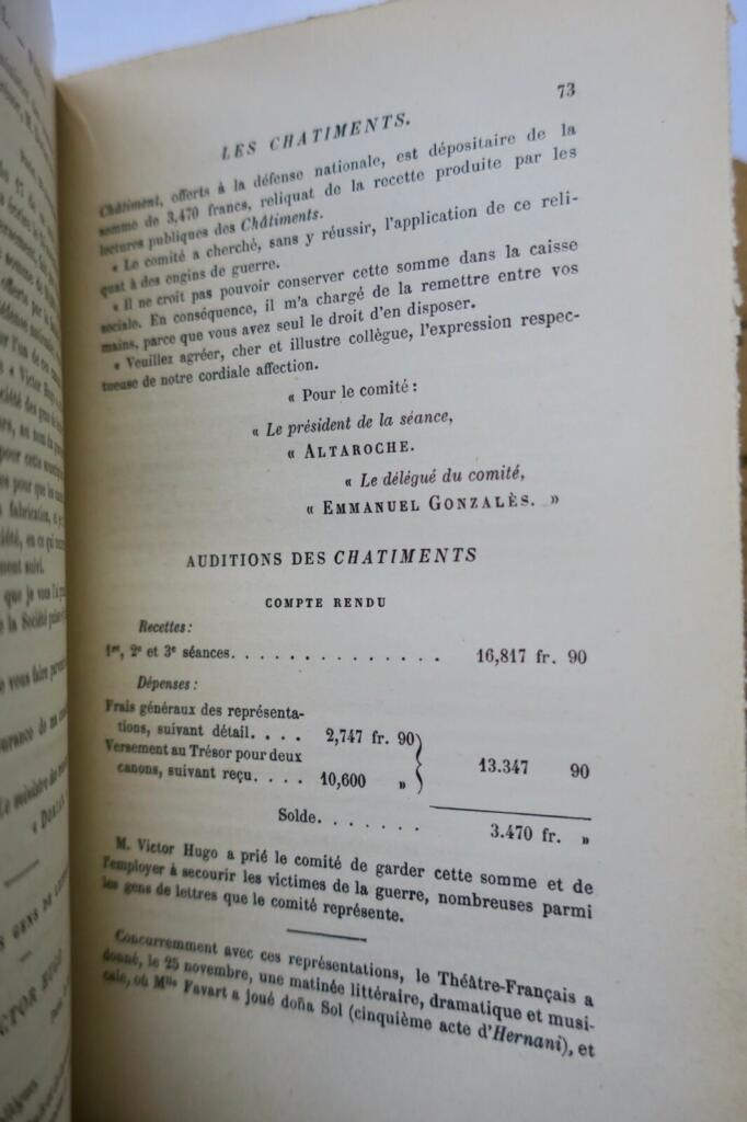 Hugo's Speeches and Writings During Exile