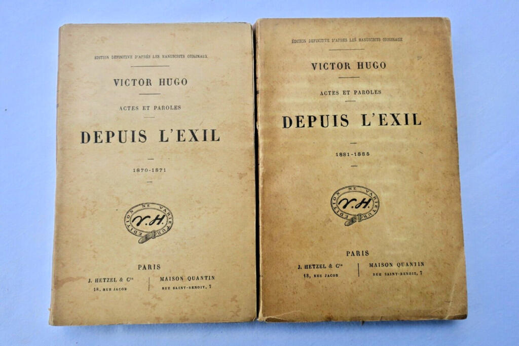 Hugo's Speeches and Writings During Exile
