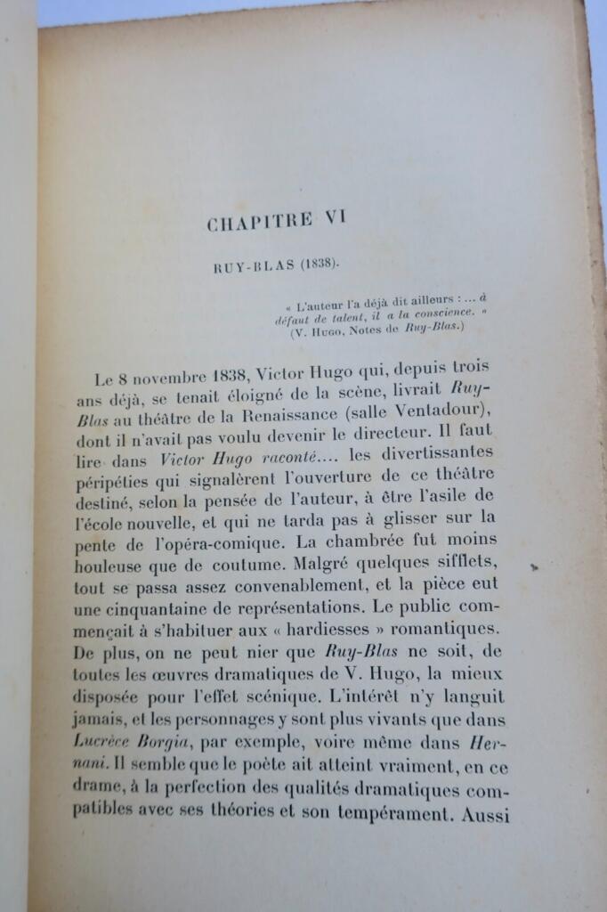 Critical Study of Hugo's Theatrical Works