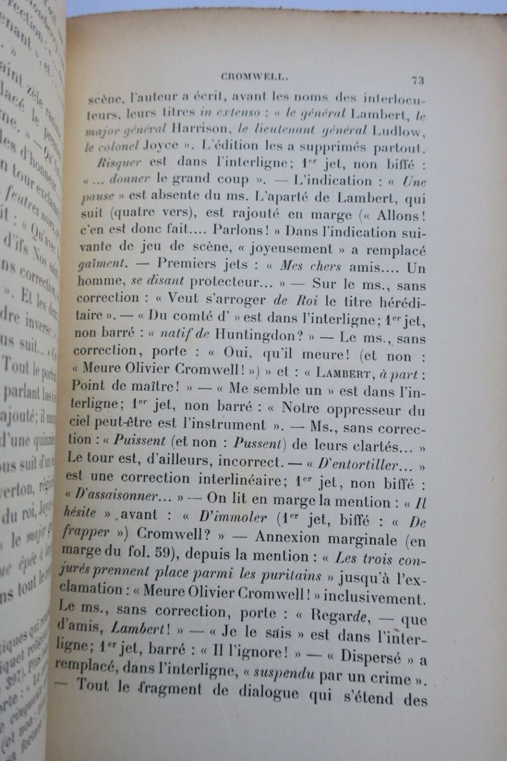 Critical study of Victor Hugo's theatre