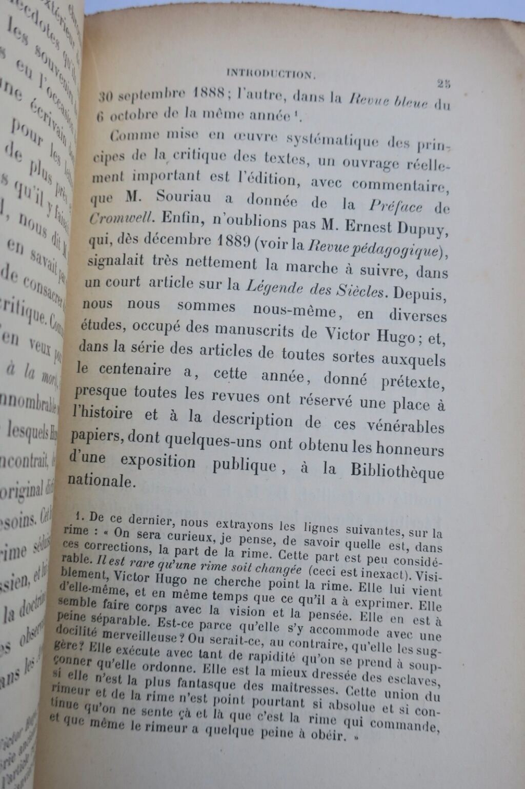 Critical study of Victor Hugo's theatre