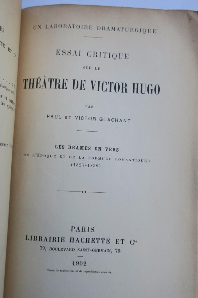 Critical Study of Hugo's Theatrical Works