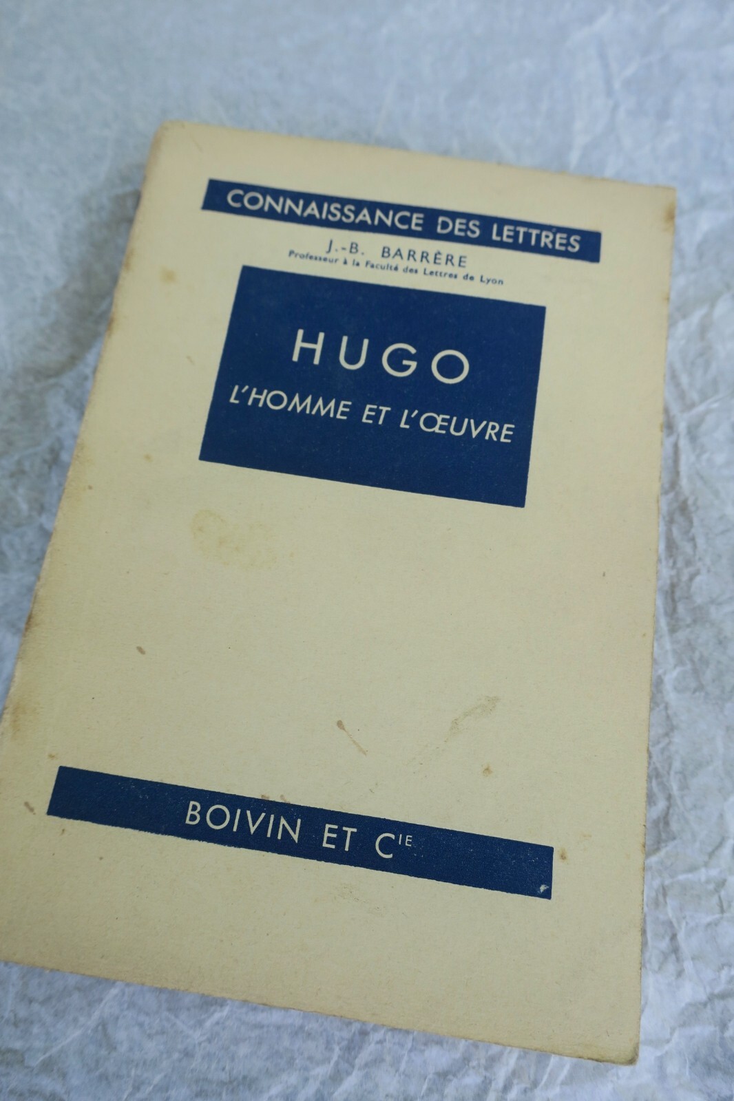 Hugo: Der Mensch und das Werk mit Widmung<span class="lla-card-orig-wrap"><span class="lla-card-orig">❦ Hugo l’homme l’oeuvre + dédicace</span></span> - La Librairie Antique