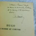 Hugo l'homme l'oeuvre + dédicace