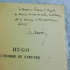 Hugo l'homme l'oeuvre + dédicace