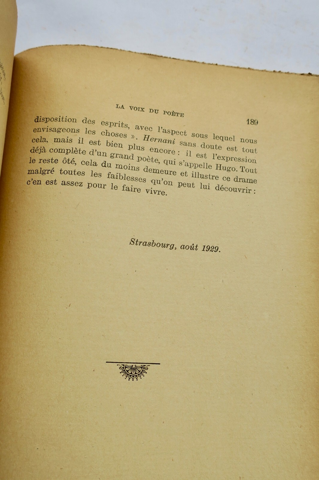 Hernani-Jubiläumsessay mit kritischem Vorwort<span class="lla-card-orig-wrap"><span class="lla-card-orig">❦ HUGO LOTE Georges. En préface à ” Hernani ” – Cent ans après</span></span> - La Librairie Antique