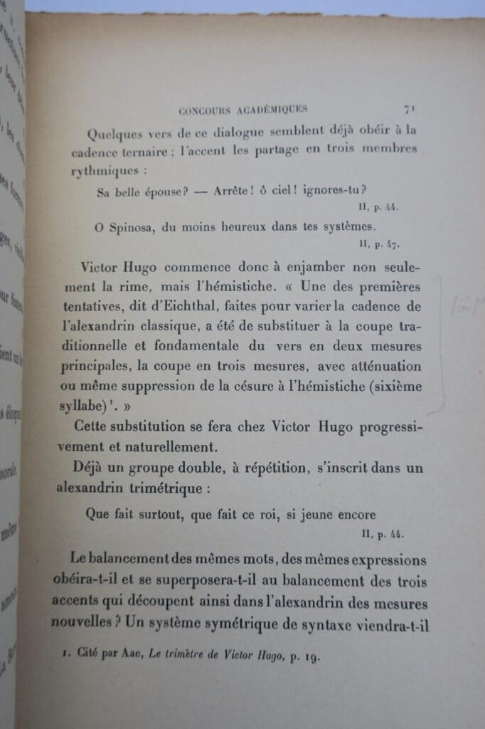 Rhythmic Analysis of Victor Hugo's Alexandrine Verse