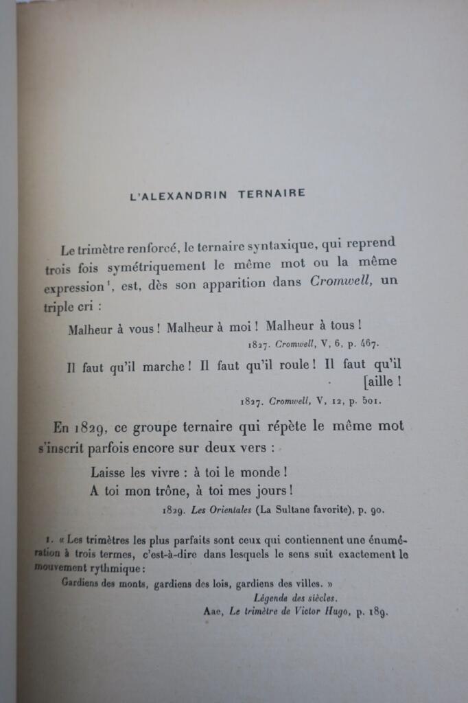 Analyse von Hugos poetischen Rhythmen