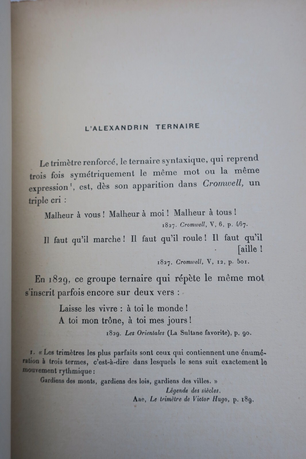 HUGO RYTHMES DANS L'ALEXANDRIN DE VICTOR HUGO 1929 – Image 3