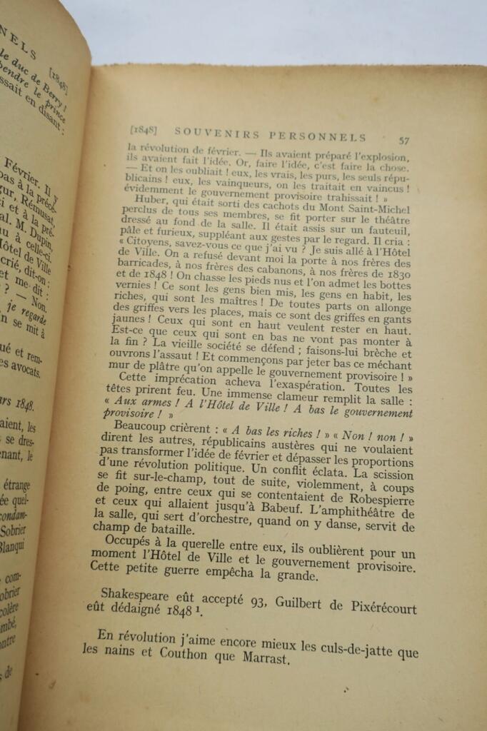 HUGO SOUVENIRS PERSONNELS 1848-1851 SP