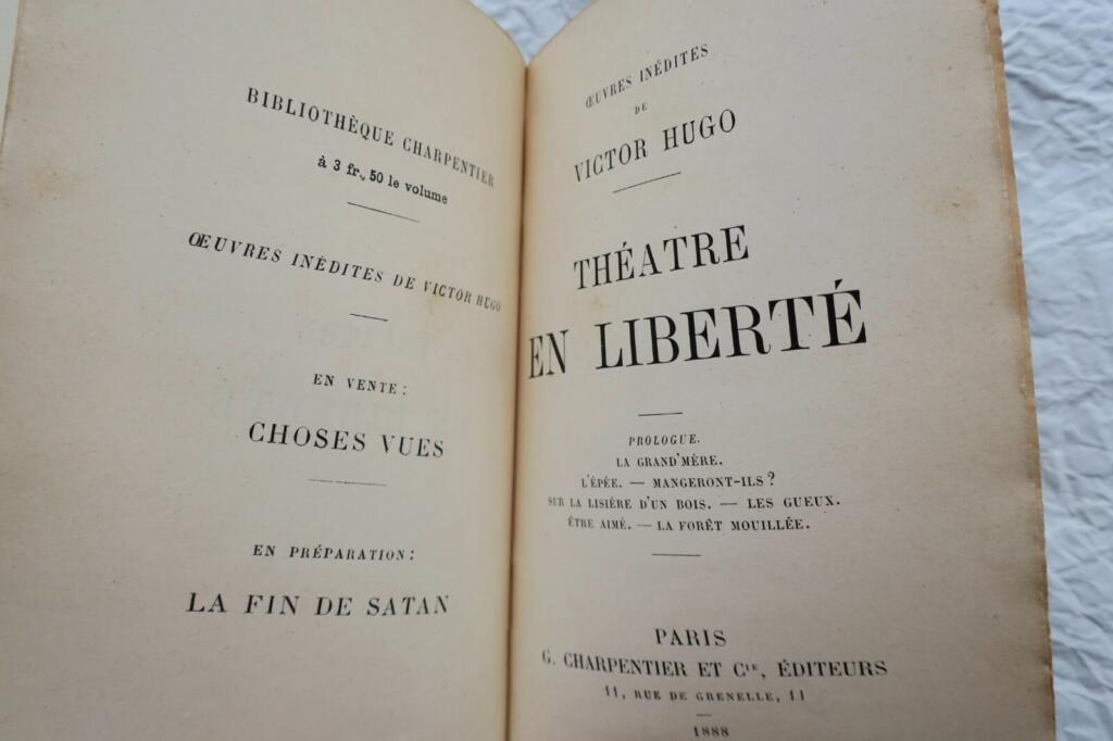 Theatre in Freedom - First Edition 1888