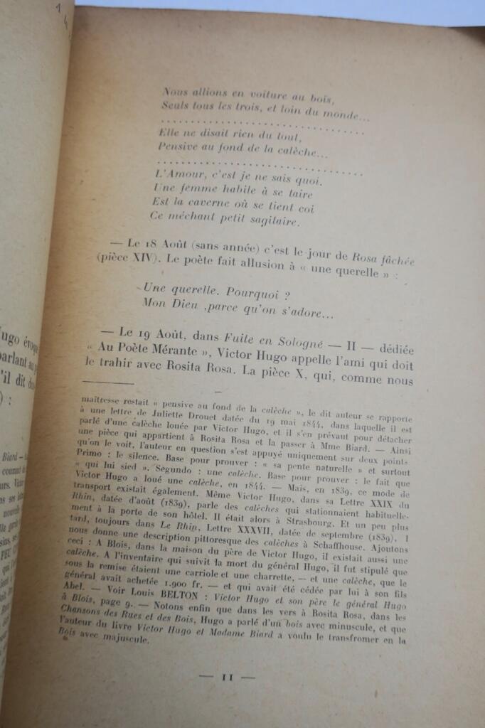 Hugo VICTOR HUGO ET ROSITA ROSA