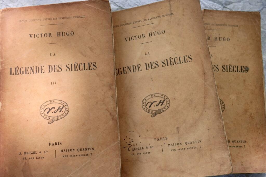 Epic poetry collection in three volumes