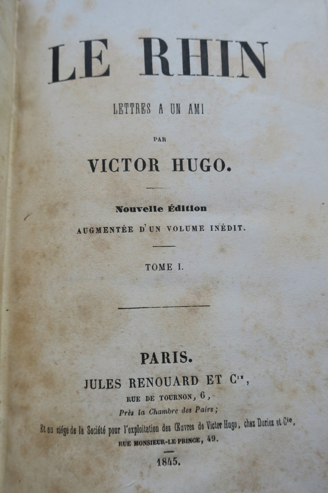 HUGO's letters and reflections on the Rhine - Image 8