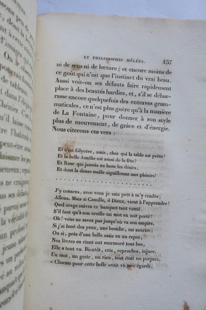 Hugo (Victor) LITTERATURE ET PHILOSOPHIE MELEES 1834