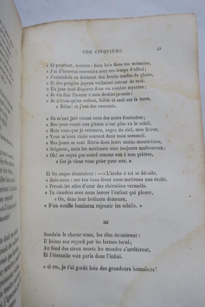 Hugo, Victor ODES ET BALLADES – LES FEUILLES D&rsquo;AUTOMNE 1858
