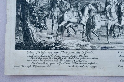 Husaren: Stahlstich