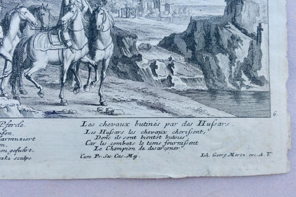 Hussars Steel Engraving