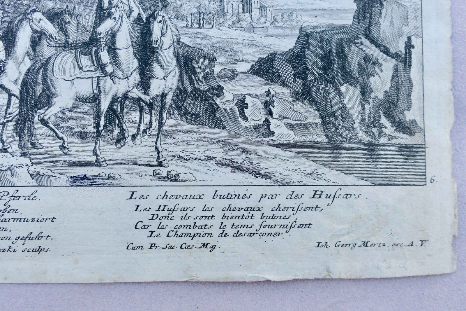 Husaren - Stahlstich - La Librairie Antique