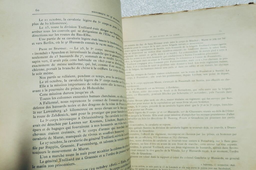 hussards Historique du 9e régiment de hussards et des guides de la garde 1891