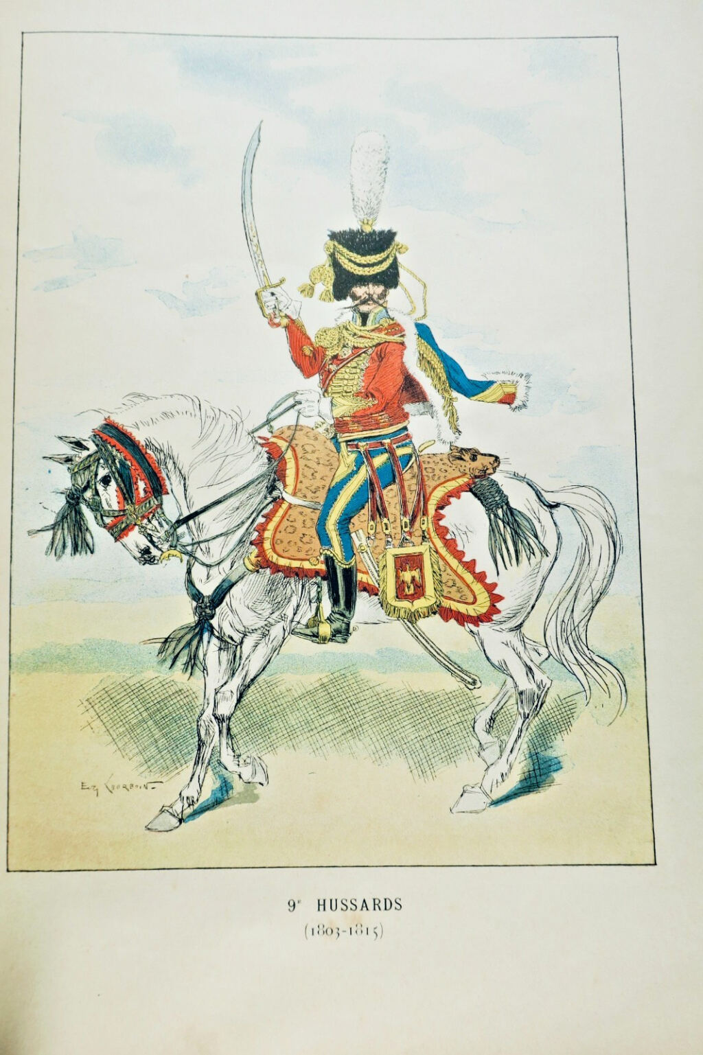 hussards Historique du 9e régiment de hussards et des guides de la garde 1891
