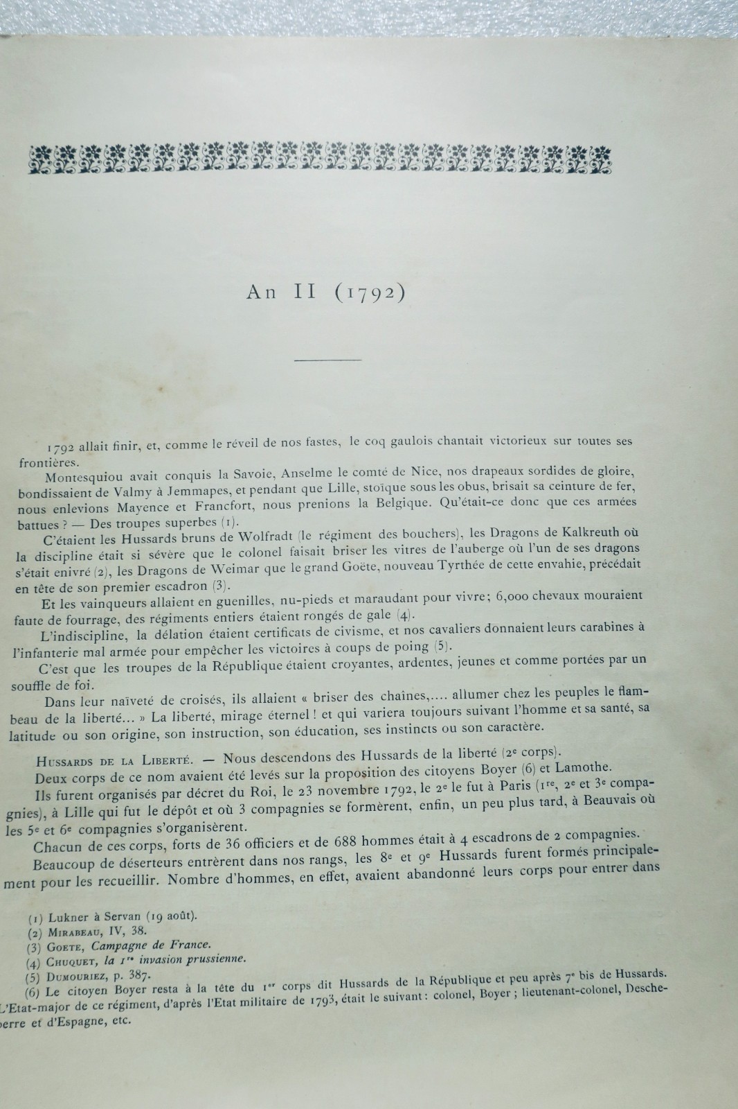 hussards 第9騎兵團與衛隊導遊歷史 1891