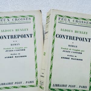 HUXLEY (Aldous) CONTREPOINT. Roman .Traduit de l'anglais par Jules Castier