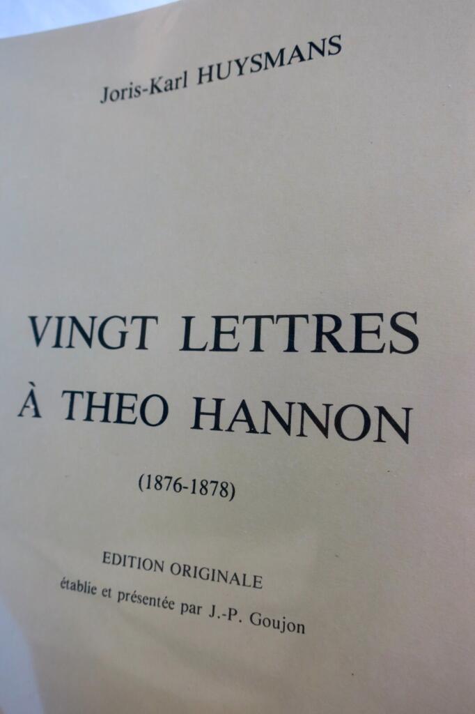 Zwanzig Briefe an Théo Hannon