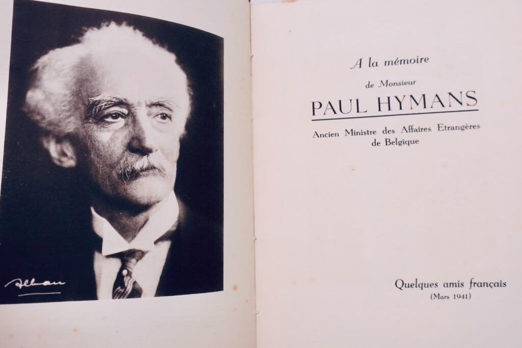 Ehrung für Paul Hymans