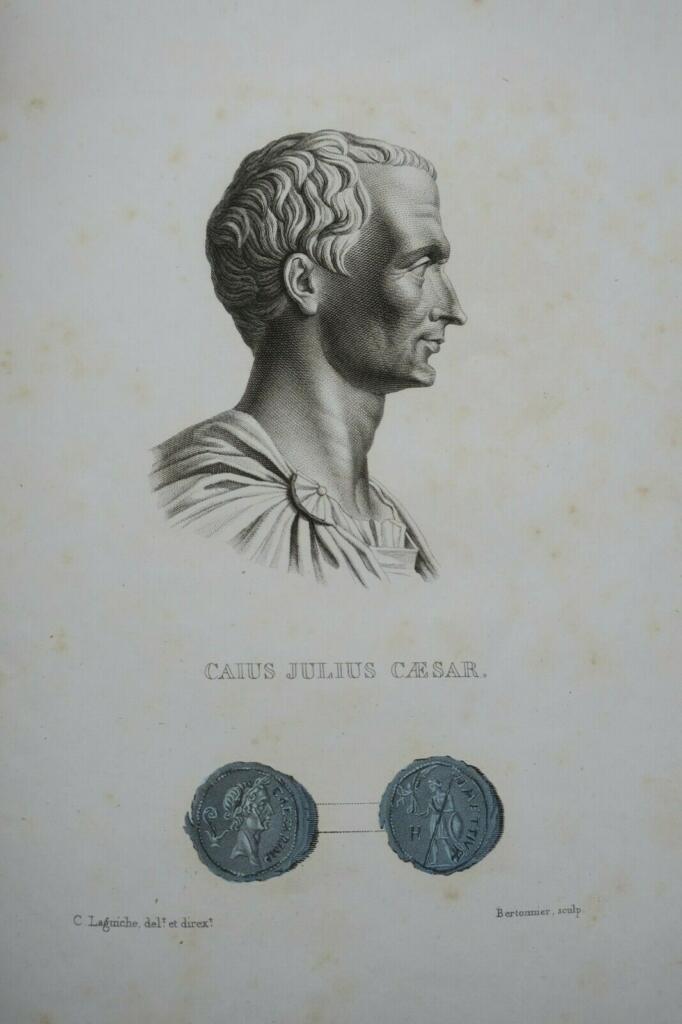 Latin-French Library Iconography with Numismatic Medals