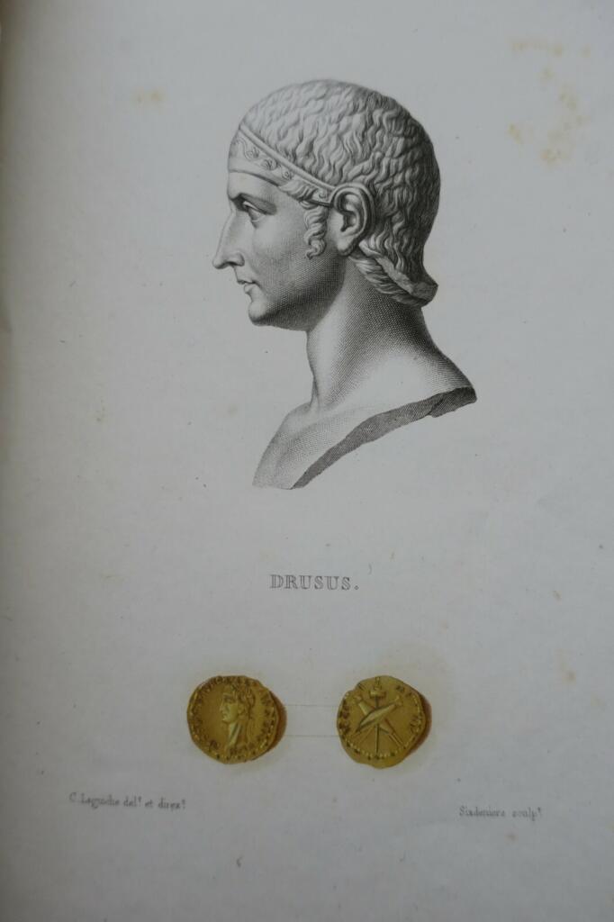 Latin-French Library Iconography with Numismatic Medals