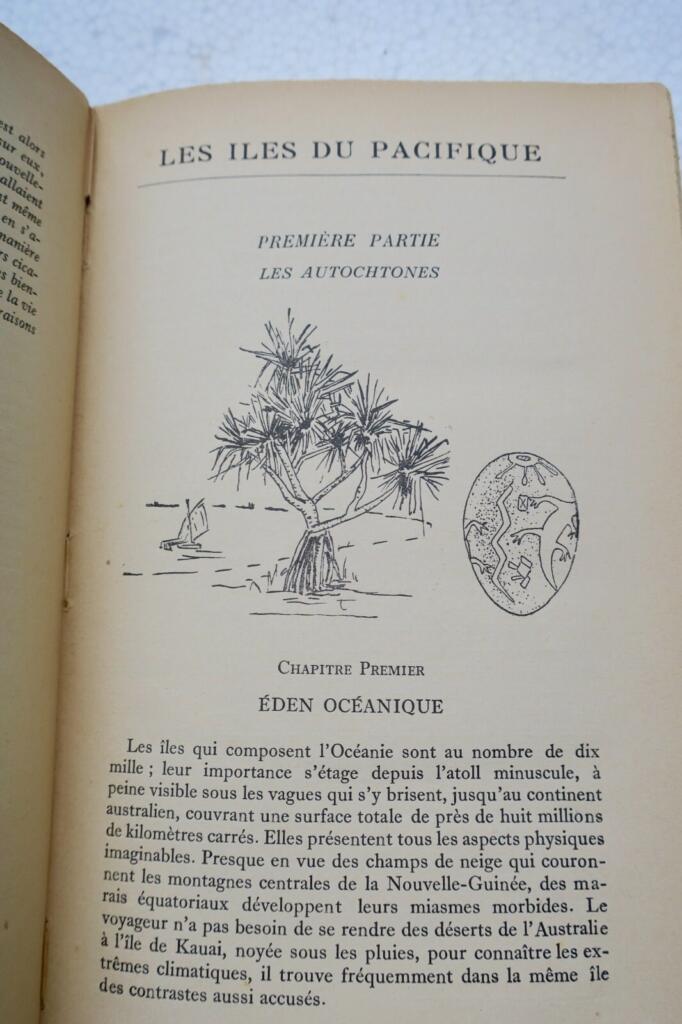 îles du Pacifique : l’ Océanie, des temps primitifs à nos jours 1952